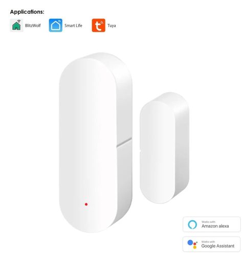 RSH DW07 Sensore di apertura intelligente per finestre e porte - Funzionamento a batteria AAA. Può essere collegato direttamente al WiFi, senza HUB