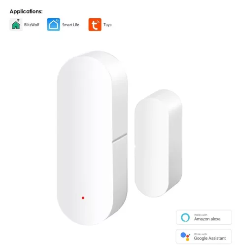 RSH DW07 Sensore di apertura intelligente per finestre e porte - Funzionamento a batteria AAA. Può essere collegato direttamente al WiFi, senza HUB