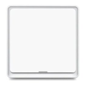   RSH ESW-1WAA-EU WiFi - SMART, interruttore di illuminazione a pulsante meccanico da parete, con 1 interruttore - App Tuya