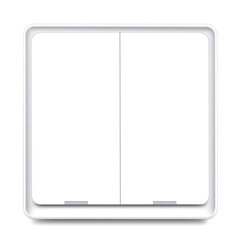 RSH ESW-2WAA-EU WiFi - SMART, interruttore di illuminazione a pulsante meccanico da parete, con 2 interruttore - App Tuya