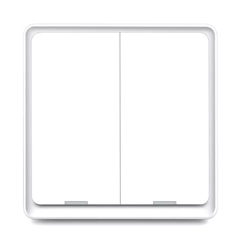 RSH ESW-2WAA-EU WiFi - SMART, interruttore di illuminazione a pulsante meccanico da parete, con 2 interruttore - App Tuya