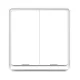RSH ESW-2WAA-EU WiFi - SMART, interruttore di illuminazione a pulsante meccanico da parete, con 2 interruttore - App Tuya