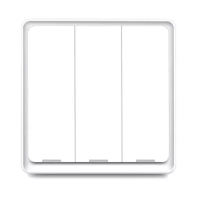   RSH ESW-3WAA-EU WiFi - SMART, interruttore di illuminazione a pulsante meccanico da parete, con 3 interruttore - App Tuya