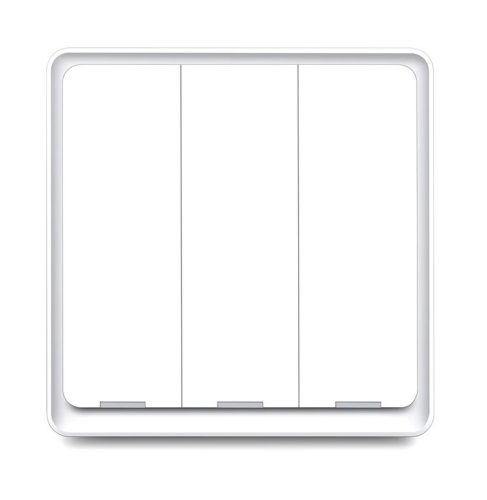RSH ESW-3WAA-EU WiFi - SMART, interruttore di illuminazione a pulsante meccanico da parete, con 3 interruttore - App Tuya