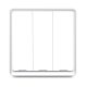 RSH ESW-3WAA-EU WiFi - SMART, interruttore di illuminazione a pulsante meccanico da parete, con 3 interruttore - App Tuya