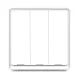 RSH ESW-3WAA-EU WiFi - SMART, interruttore di illuminazione a pulsante meccanico da parete, con 3 interruttore - App Tuya