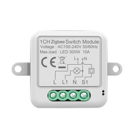   RSH® SB01 ZigBee - Interruttore SMART a 1 via - Controllo dell'applicazione, temporizzazione, istruzioni vocali. Amazon Echo, Google Home e integrazione IFTTT