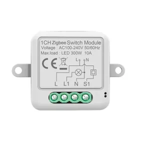   RSH® SB01 ZigBee - Interruttore SMART a 1 via - Controllo dell applicazione, temporizzazione, istruzioni vocali. Amazon Echo, Google Home e integrazione IFTTT