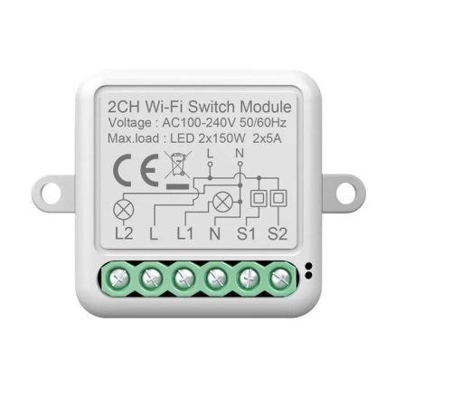 RSH® SB02 WiFi - Interruttore SMART a 2 via - Controllo dell