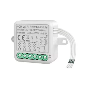 RSH® SB03 WiFi - Interruttore SMART a 3 via - Controllo dell'applicazione, temporizzazione, istruzioni vocali. Amazon Echo, Google Home e integrazione IFTTT