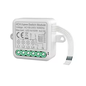 RSH® SB03 ZigBee - Interruttore SMART a 2 via - Controllo dell'applicazione, temporizzazione, istruzioni vocali. Amazon Echo, Google Home e integrazione IFTTT