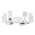 Kit allarme di sicurezza RSH® SK04 Smart Home con controllo APP - WiFi, batteria, 3 sensori, campanello, telecomando