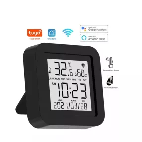   RSH TH02 - Telecomando Smart IR 3:1 + sensore di umidità e temperatura in uno - Climatizzatore, TV, illuminazione