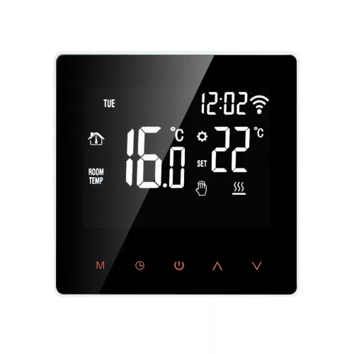 RSH® TM020 - Termostato WiFi intelligente. Adatto per caldaie a gas o sistemi di riscaldamento a pavimento elettrici e a circolazione d acqua - capacità di carico 3A, controllo tramite app