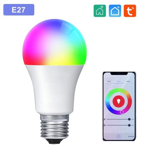 RSH® WB080 - Lampadina smart LED wifi E27, 9W, 800 lm, 2700-6500K, controllo tramite app