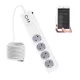 RSH® WT012-EU - Multipresa intelligente SMART: 4 prese controllabili separatamente + 2 caricabatterie USB. Protezione da sovratensioni