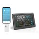 RSH® Weather01 WiFi - Stazione meteorologica intelligente. Visualizzazione temperatura, umidità, previsioni meteo per 5 giorni, indice UV, sveglia, ecc...