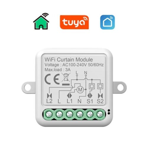 RSH WiFi CU01 - SMART ovládač uzávierky na ovládanie 1 uzávierky - Ovládanie aplikácií, časovanie, hlasové pokyny. Integrácia Amazon Echo, Google Home a IFTTT