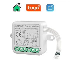   RSH WiFi CU02 - SMART ovládač uzávierky na ovládanie 2 uzávierky - Ovládanie aplikácií, časovanie, hlasové pokyny