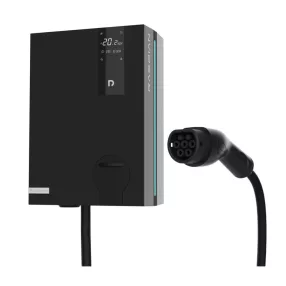   Raedian NEO 22kW AC Wallbox - caricabatterie da parete per auto elettrica | Funz. DLM | 22kW - 3x32A | Cavo di tipo 2 | App, cont. RFID