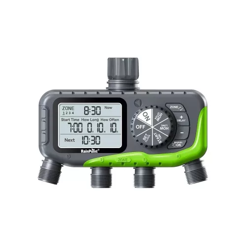 RainPoint® ITV447 – Centralina irrigazione 4 zone, 3 cicli al giorno