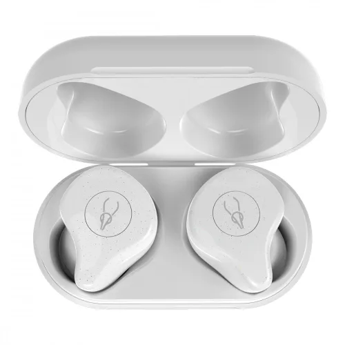 SABBAT X12PRO Moonlight White - Auricolari wireless Bluetooth 5.0 nella scatola di ricarica - Esperienza audio HD, 6 ore di funzionamento