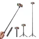 Selfie stick, tripod + lunghezza extra - Plus lungo 1300 mm, con supporto estraibile, gambe nascoste, telecomando rimovibile