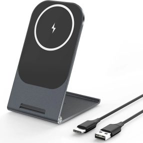   Veger Y56 - Caricabatterie wireless magnetico da 15 W per tutti i telefoni che supportano lo standard QI