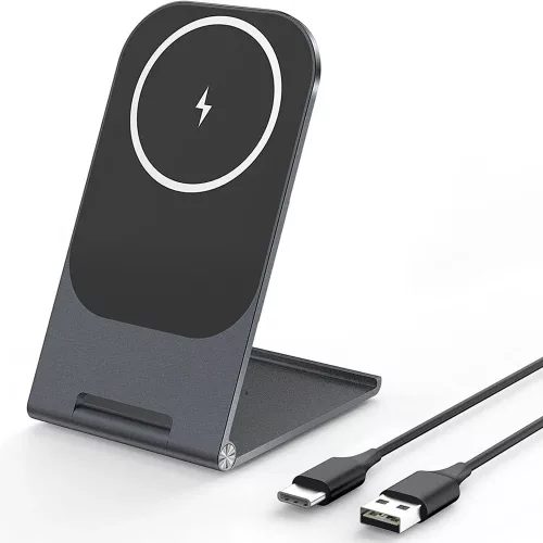 Veger Y56 - Caricabatterie wireless magnetico da 15 W per tutti i telefoni che supportano lo standard QI