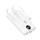 Power bank Veger C11 - 10000mAh - cavi integrati, indicatore di carica LED, 3 uscite di ricarica rapida (22,5 Watt) - Bianco
