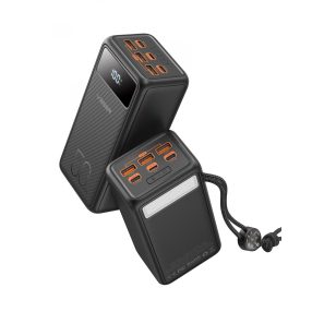   Veger VP5001 Tank Lite - Power Bank Capacità 50000mAh, potenza di ricarica 22,5W, ricarica simultanea di 4 dispositivi