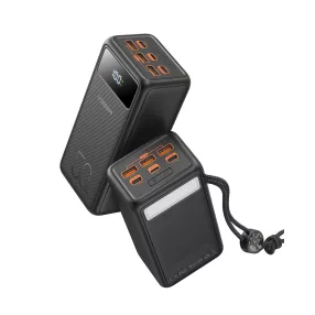   Veger VP5001 Tank Lite - Power Bank Capacità 50000mAh, potenza di ricarica 22,5W, ricarica simultanea di 4 dispositivi