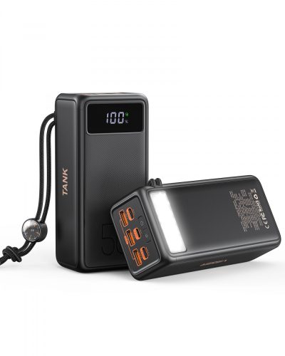 Veger W5001C Power Tank Boost - Power Bank - Capacità 56000 mAh, potenza di ricarica 130 W: per tutti i dispositivi con una grande capacità della batteria (ad esempio laptop)