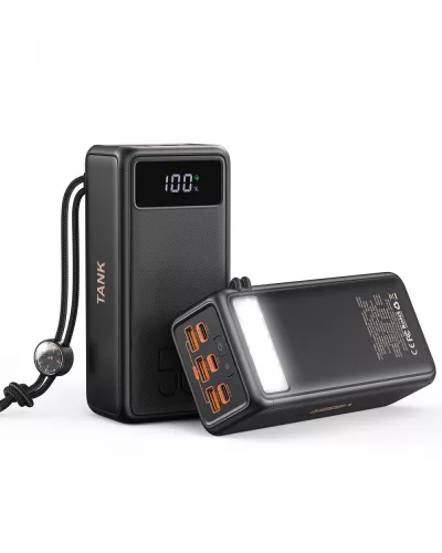 Veger W5001C Power Tank Boost - Power Bank - Capacità 56000 mAh, potenza di ricarica 130 W: per tutti i dispositivi con una grande capacità della batteria (ad esempio laptop)