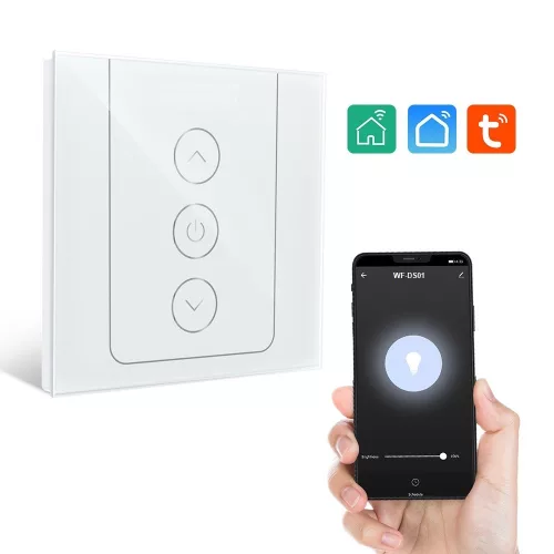 WF-DS01 - Interruttore intelligente da parete Wi-Fi con funzione dimmer - Integrazione con Amazon Echo, Google Home