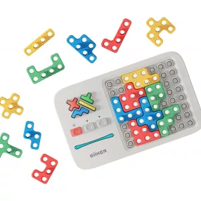 GiiKER Super Blocks - gioco di puzzle di abbinamento di modelli. Oltre 1000 sfide ed esercizi cerebrali: gioco STEM (giochi di scienza, tecnologia, ingegneria e matematica) per bambini e ragazzi