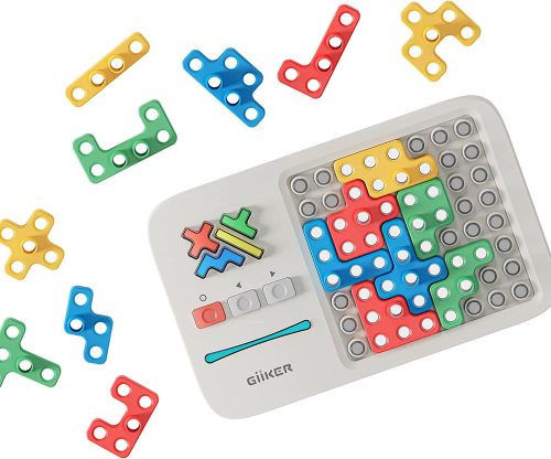 GiiKER Super Blocks - gioco di puzzle di abbinamento di modelli. Oltre 1000 sfide ed esercizi cerebrali: gioco STEM (giochi di scienza, tecnologia, ingegneria e matematica) per bambini e ragazzi