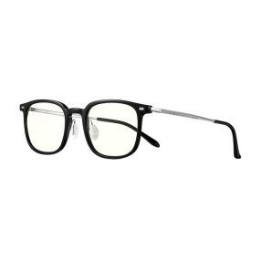   Occhiali per monitor Xiaomi Mijia Anti-Blue, con montatura in titanio - luce blu e filtraggio UV, forma squadrata, comodi da indossare - nero