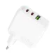 YOOUP NC67-G - Caricabatterie GaN a 3 porte da 65 W - Caricabatterie rapido USB GaN Power da 65 W (2x USB-C + 1x USB-A)